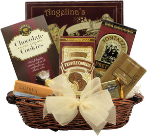 Gourmet Treat Gift Baskets with Blooms Of Paradise