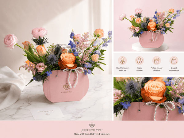Mommy's bag full of flowers - Cambridge Flowers & Co.