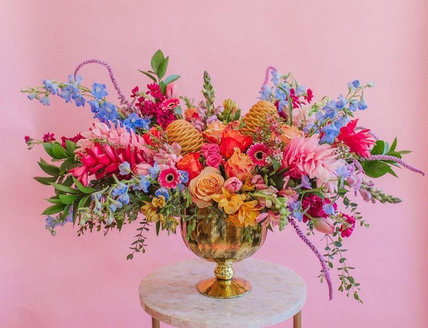 Mother's Day bouquet with peonies and roses - same-day flower delivery in Cambridge