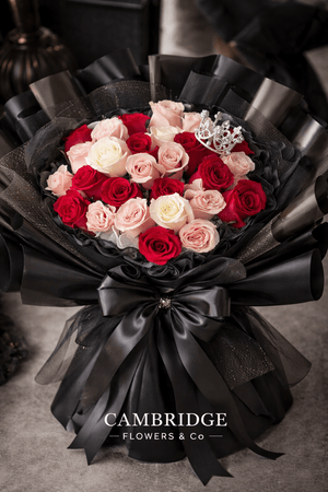 My Princess Bouquet – Luxury Valentine’s Roses - Cambridge Flowers & Co.