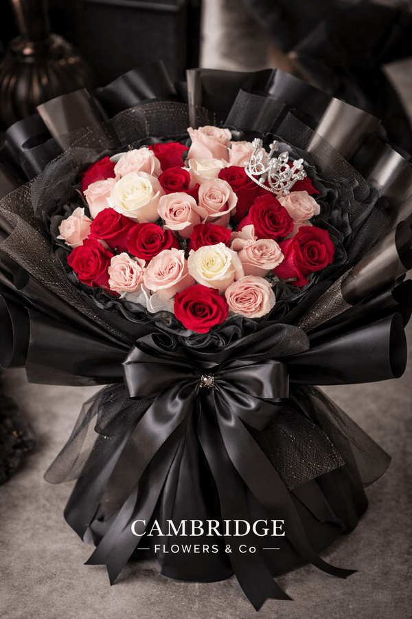 My Princess Bouquet – Luxury Valentine’s Roses - Cambridge Flowers & Co.