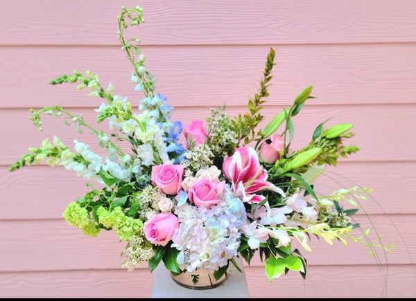 Soft Elegance – Mother's Day Arrangement - Blooms of Paradise Cambridge
