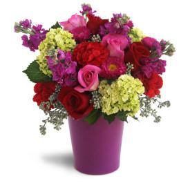 Bursting With Blooms exotic floral arrangement for any vibrant occasion