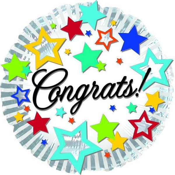 Congratulations Mylar Balloon Bouquet for delivery1