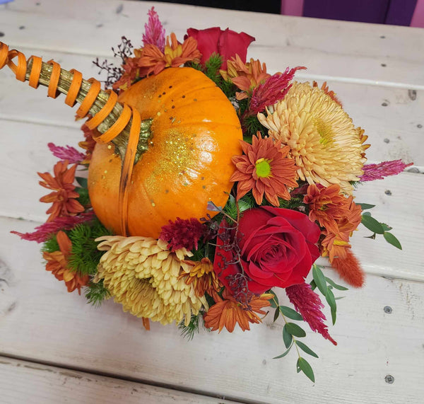 Hello Pumpkin Bouquet - Blooms of Paradise Cambridge