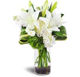 Inspired Blooms Sympathy Flowers arrangement