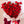 Load image into Gallery viewer, Elegant hand-tied 50 red roses heart-shaped bouquet for Valentine's Day0
