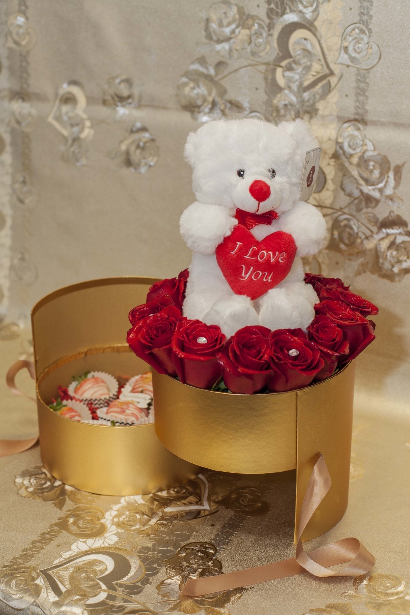 Luv Box Luxury Love Box No.1 - Premium Arrangement for Special Occasions