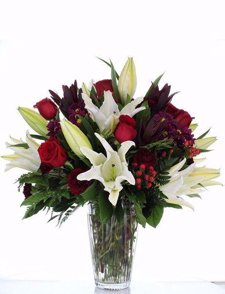 Passion In a Vase for Anniversary, Love & Romance with Blooms Of Paradise Flowers