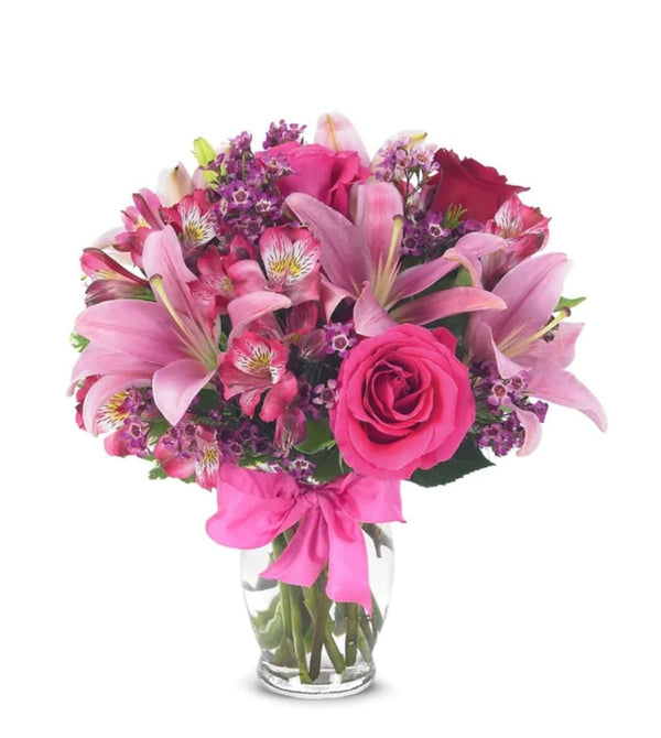 Rose & Lily Celebration - Blooms of Paradise