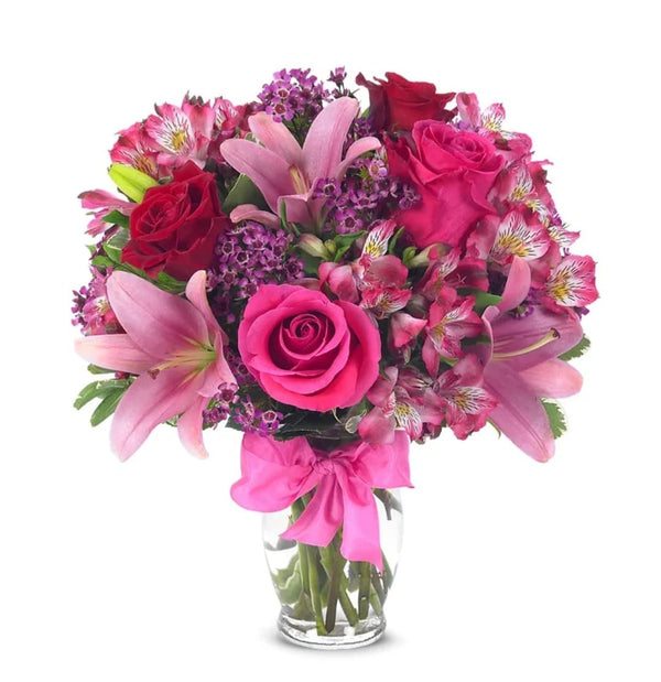 Rose & Lily Celebration - Blooms of Paradise