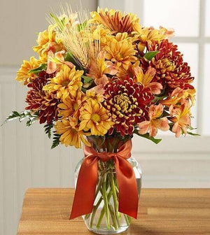 Rustic Fall Vase - Blooms of Paradise Cambridge