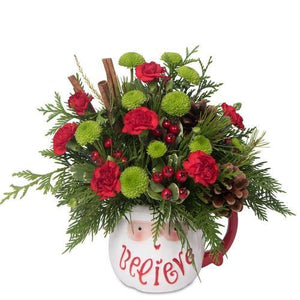 Santa Mug - Blooms of Paradise