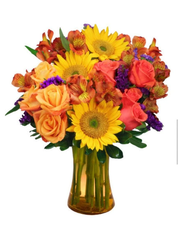 SUNFLOWER SAMPLER ARRANGMENT - Blooms of Paradise