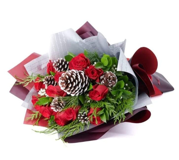 WINTER ROSE BOUQUET - Blooms of Paradise