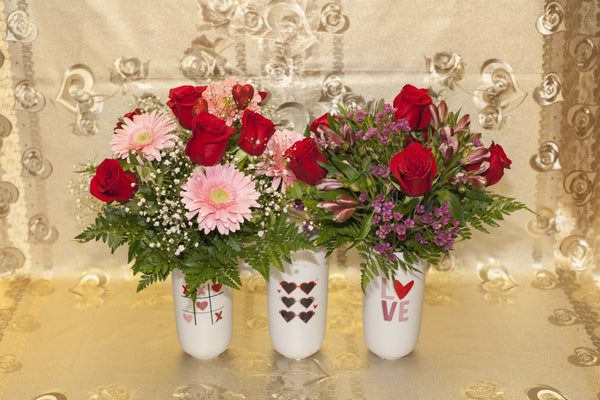 Xoxo Love vase - Blooms of Paradise