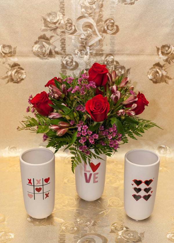 Xoxo Love vase