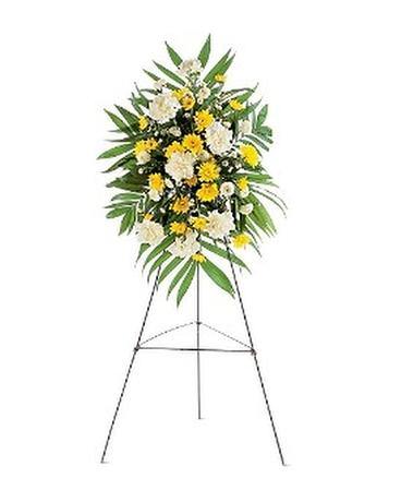 Yellow Dawn Standing Spray